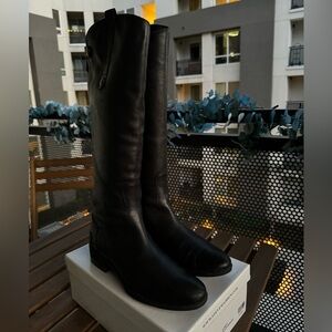 Sam Edelman Black leather boots size 6